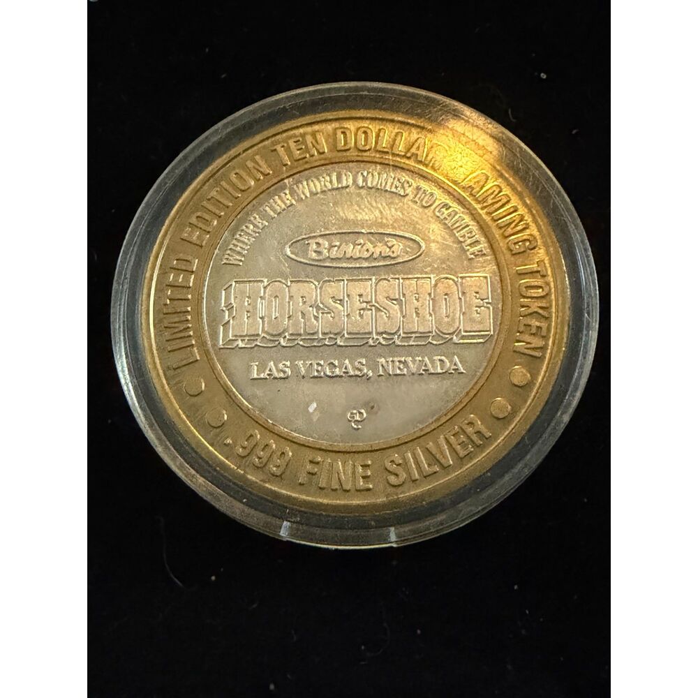 Binion's Horseshoe $10 Gaming Token